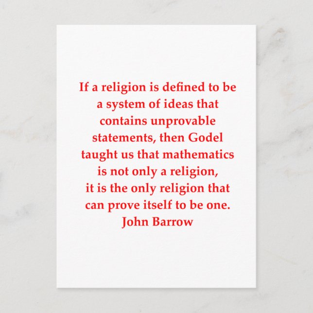 Cartão Postal piada matemática engraçada (Frente)