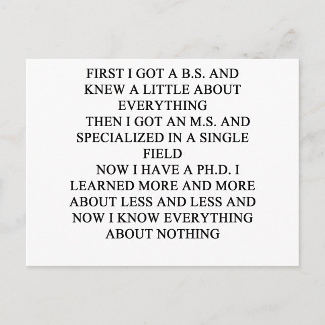 CARTÃO POSTAL PIADA PHD (Frente)