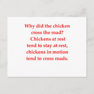 Cartão Postal piada química