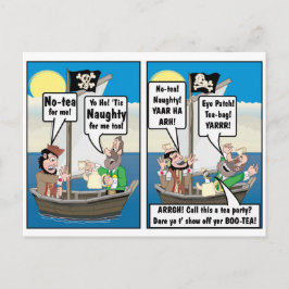 Cartão Postal Piada TEA BAG.