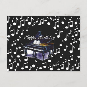 Cartão Postal Piano