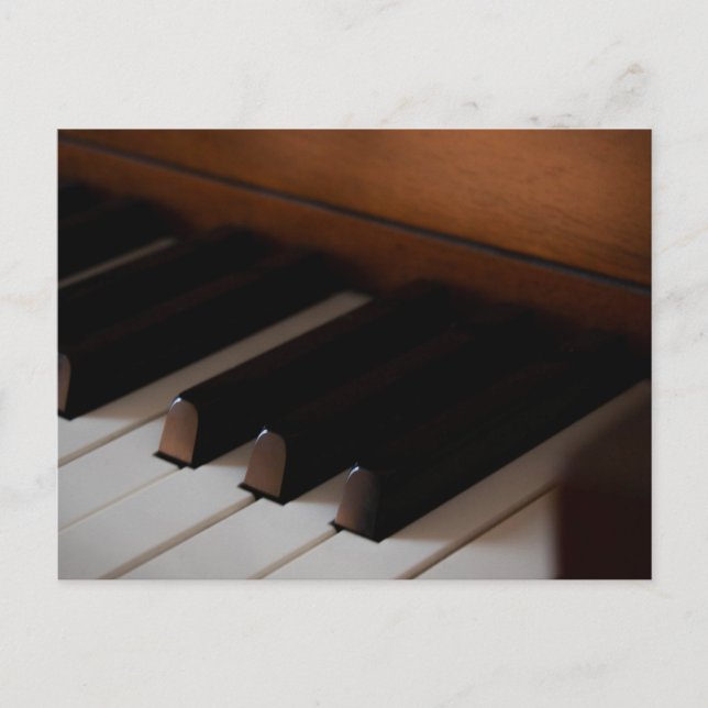 Cartão Postal Piano Bonito (Frente)
