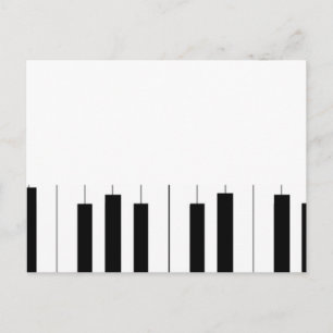 Cartão Postal Piano Briefkaart