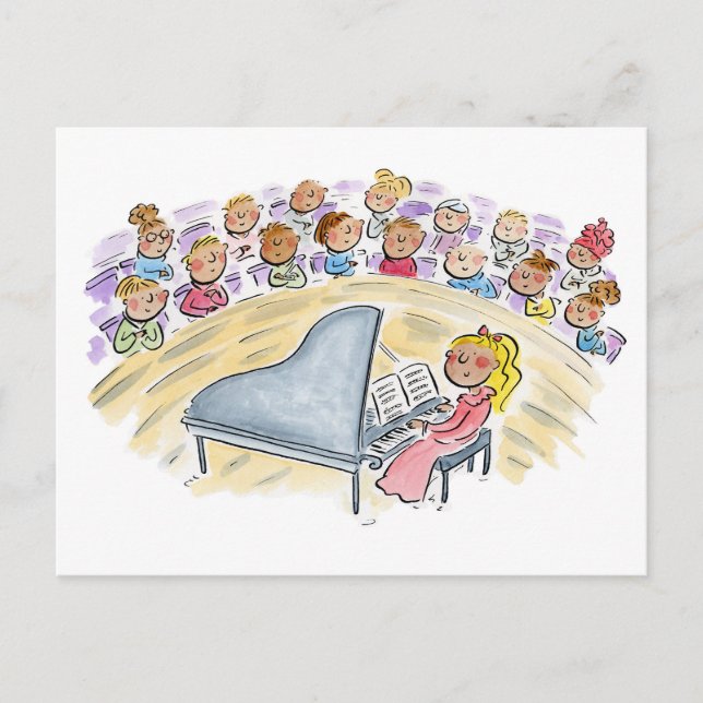 Cartão Postal Piano Concert (Frente)