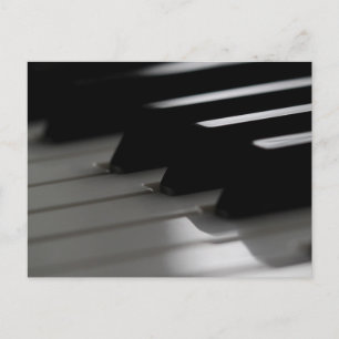 Cartão Postal Piano Fofo
