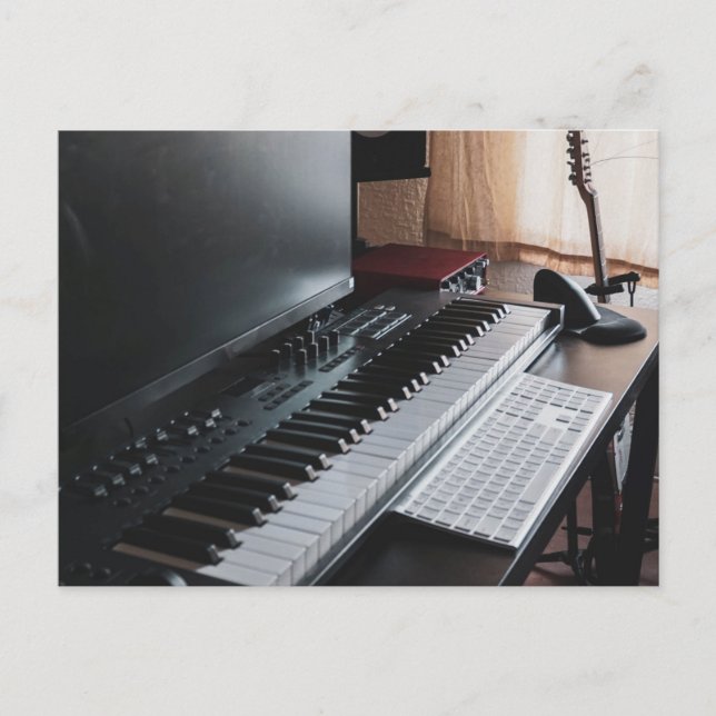 Cartão Postal Piano Incrível (Frente)