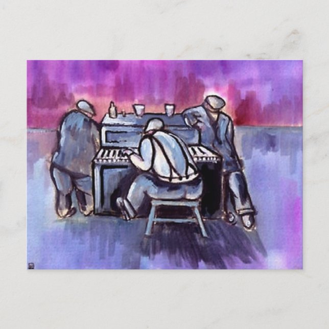 CARTÃO POSTAL PIANO PLAYER (Frente)