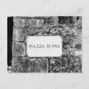 Cartão Postal Piazza Roma