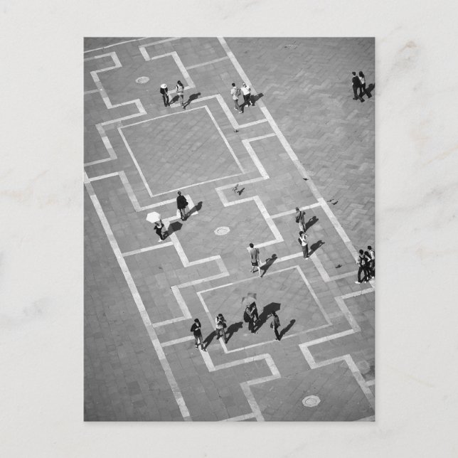 Cartão postal Piazza San Marco (Frente)