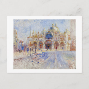 Cartão Postal Piazza San Marco, Veneza, 1881 (óleo na canvas)