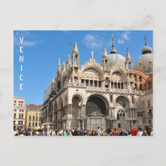 Cartão Postal Piazza San Marco, Veneza, Itália