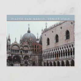 Cartão Postal Piazza San Marco, Veneza Itália