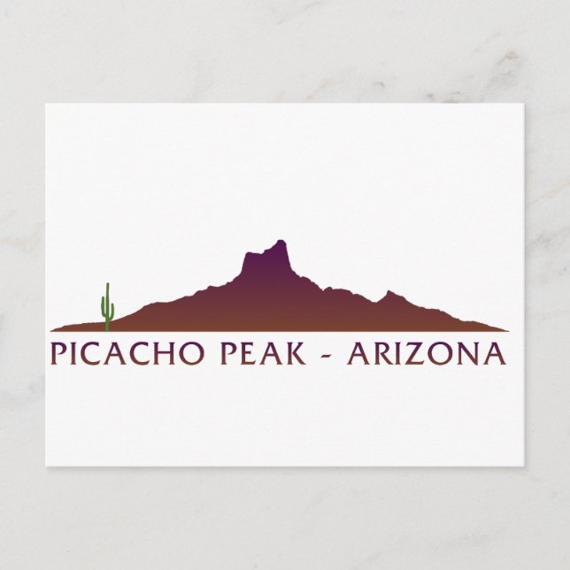 Cartão Postal Picacho Peak - Arizona (Frente)
