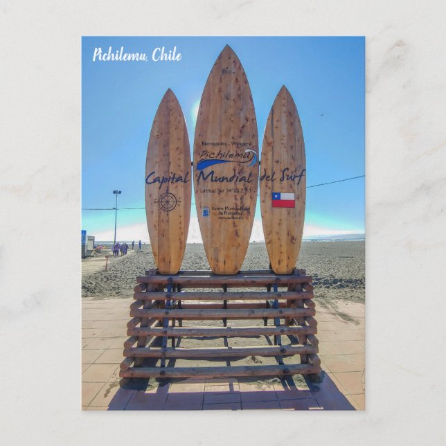 Cartão Postal Pichilemu, Chile (Frente)