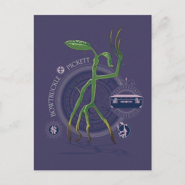 Cartão Postal PICKETT™ O Gráfico BOWTRUCKLE™ (Frente)