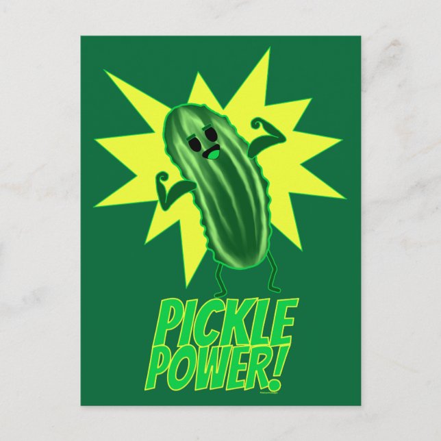 Cartão Postal Pickle Power! (Frente)
