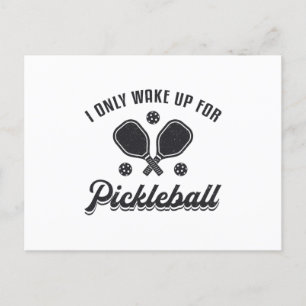 Cartão Postal Pickleball Eu Só Acordar Para Pickleball Dink