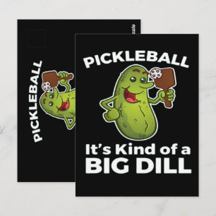 Cartão Postal Pickleball Meio que um Grande Dilema