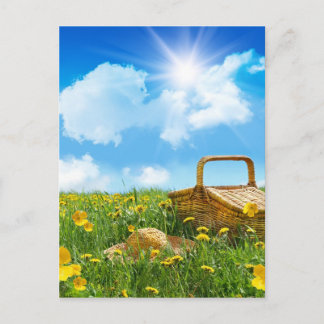 Cartão Postal Picnic de verão