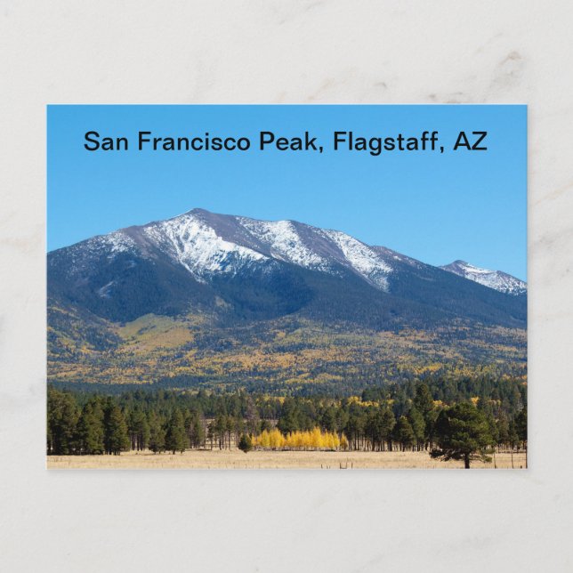 Cartão Postal Pico de São Francisco no outono (Frente)