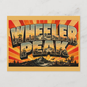 Cartão Postal Pico Wheeler Nevada Glaciar Alpino Bristlecone Art