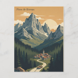 Cartão Postal Picos de Europa, Espanha