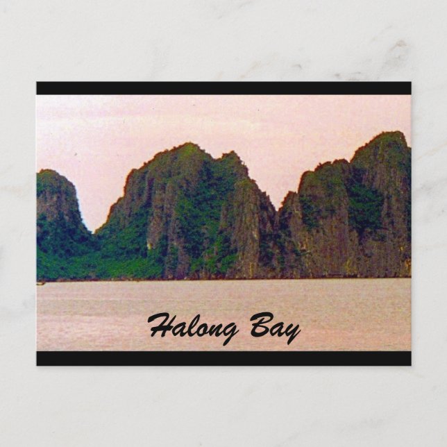 Cartão Postal picos halong (Frente)