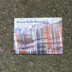 Cartão Postal Picture Rocks Michigan National Lakeshore