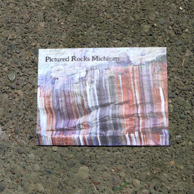 Cartão Postal Picture Rocks Michigan National Lakeshore (Criador carregado)