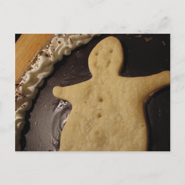 Cartão Postal Pie de Chocolate (Frente)