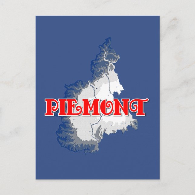 Cartão Postal Piemonte (Frente)