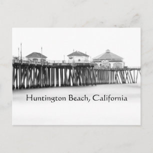 Cartão Postal Pier de Huntington Beach, Califórnia