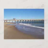 Pier de pesca em Sandbridge, VA.