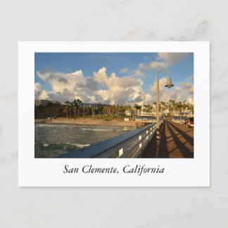 Cartão Postal Pier em San Clemente Califórnia