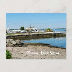 Cartão Postal Pier na Ilha de Newport Rhode