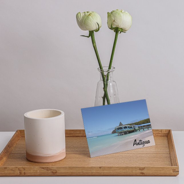 Cartão Postal Pier Tropical do Paraíso em Antígua (Criador carregado)