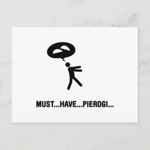 Cartão Postal Pierogi Lover