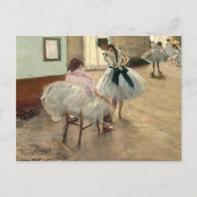 Cartão Postal Pierre A Renoir | Aulas de dança (Frente)
