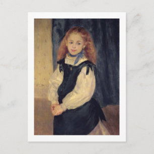 Cartão Postal Pierre A Renoir Retrato de Mademoiselle Legrand