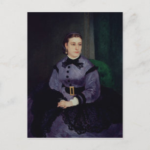 Cartão Postal Pierre A Renoir Retrato de Mademoiselle Sicot
