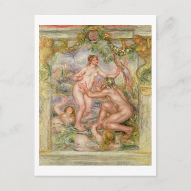 Cartão Postal Pierre A Renoir | Socorro fluindo para o Ródano (Frente)