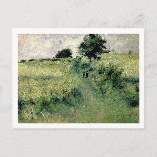 Cartão Postal Pierre A Renoir | The Watering-place (Frente)