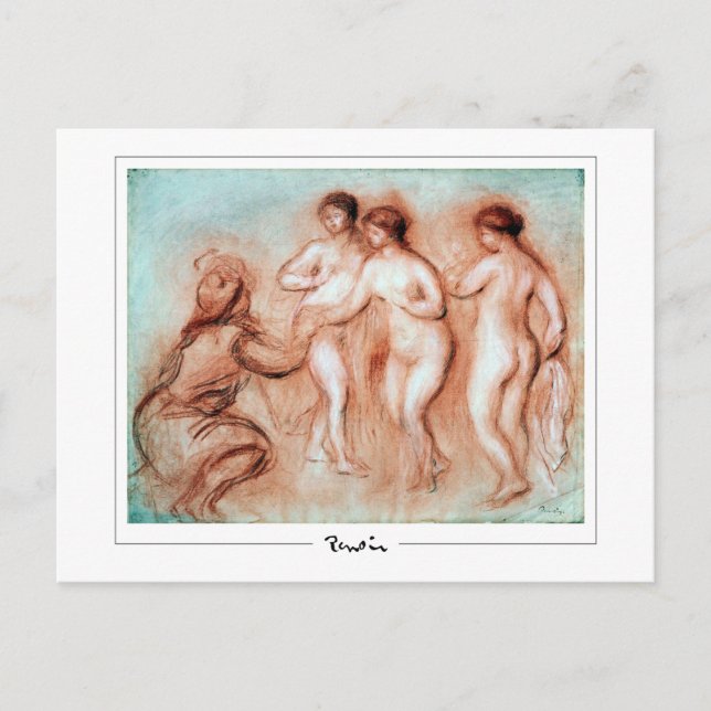 Cartão Postal Pierre-Auguste Renoir #445-3 - Cartão-postal de ar (Frente)