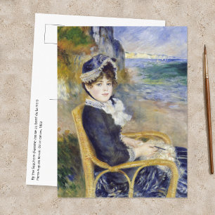 Cartão Postal Pierre-Auguste Renoir - À Beira-Mar