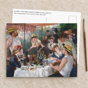Cartão Postal Pierre-Auguste Renoir - Almoço dos Remadores