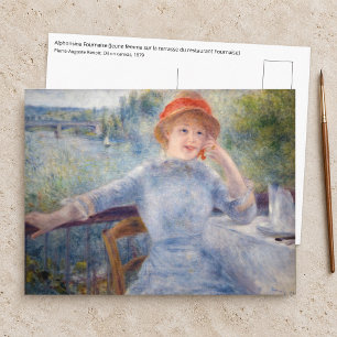 Cartão Postal Pierre Auguste Renoir - Alphonsine Fournaise