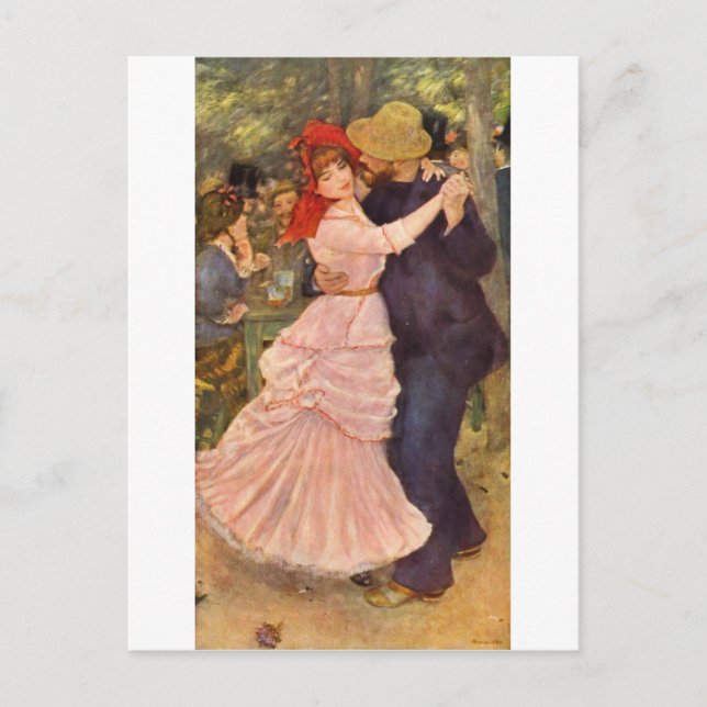 Cartão Postal Pierre-Auguste Renoir - Danse à Bougás (1883) (Frente)