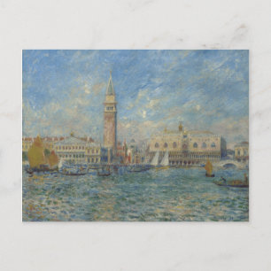 Cartão Postal Pierre Auguste Renoir Doges Palace Veneza Itália