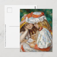 Pierre-Auguste Renoir - Leitura De Duas Raparigas