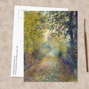 Cartão Postal Pierre-Auguste Renoir - Na Floresta
